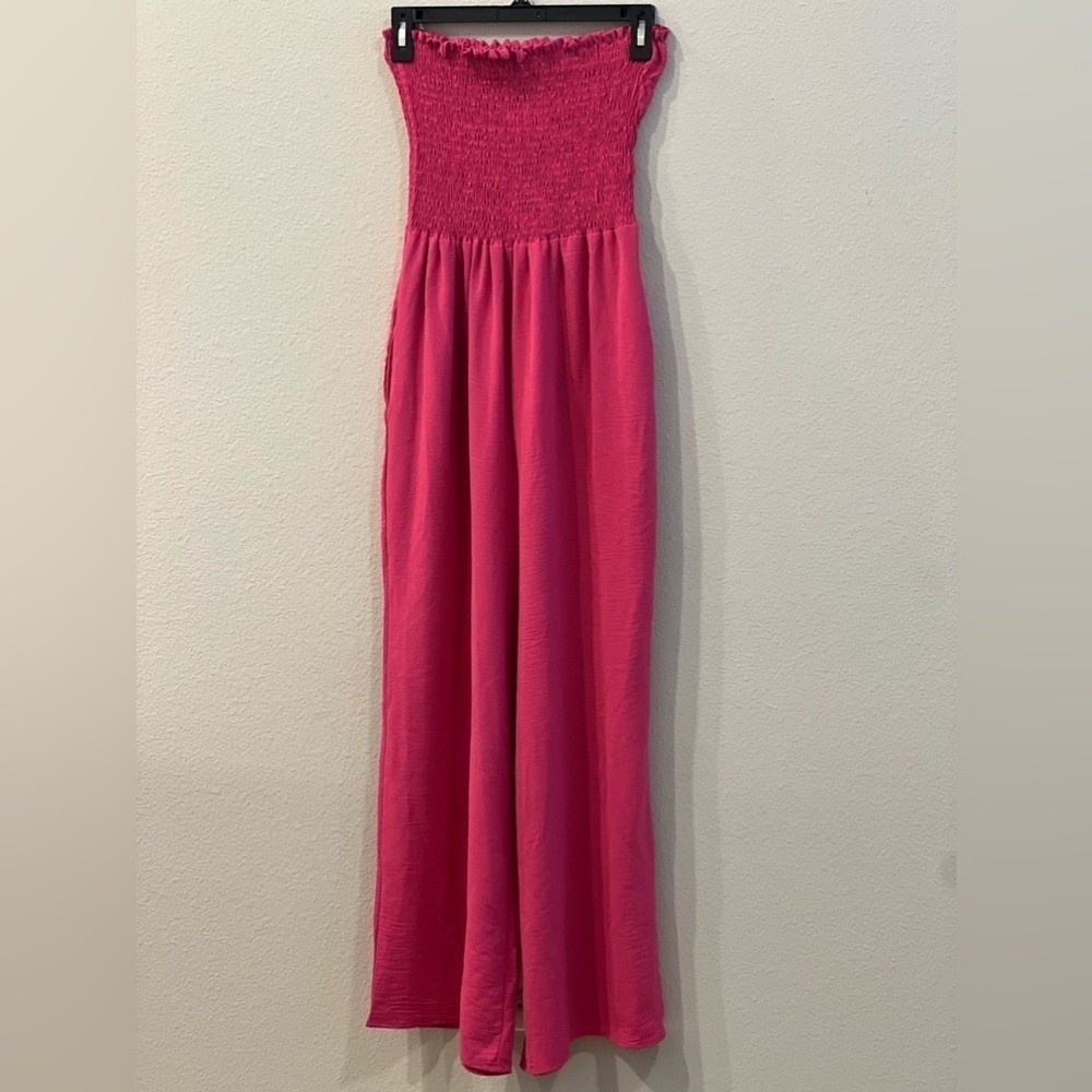 EE SOME TUBE TOP ROMPER PINK SMALL
